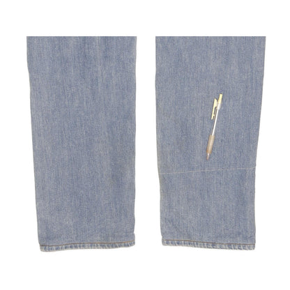 Levi's 521 Men Blue Straight Regular Stretch Jeans W36 L32