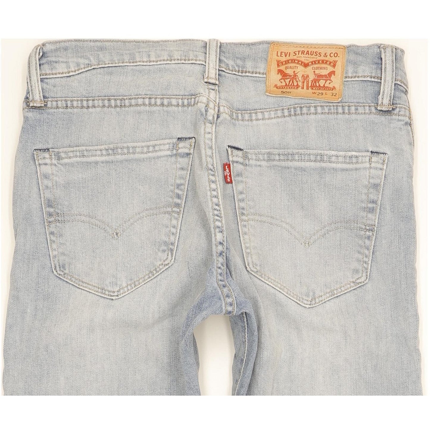 Levi's 508 Men Blue Straight Slim Stretch Jeans W29 L32