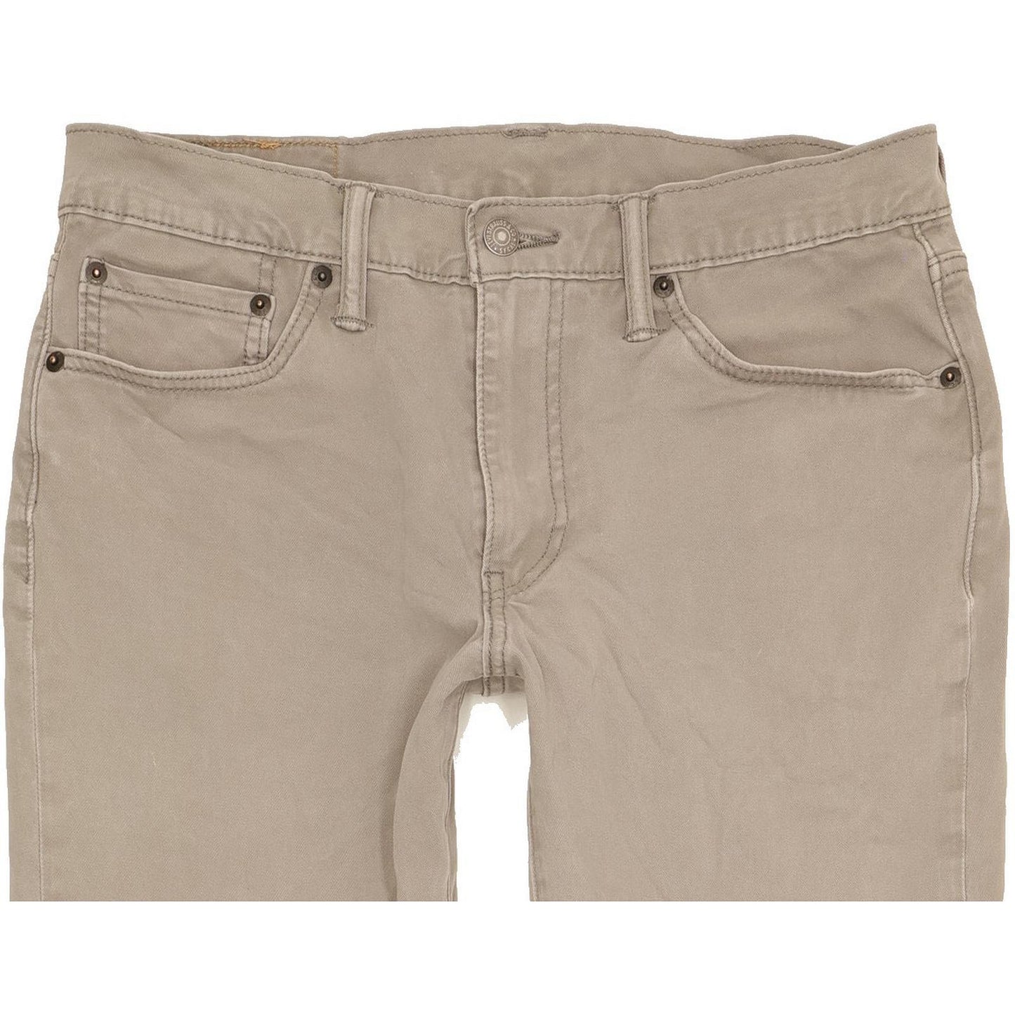 Levi's 511 Men Grey Straight Slim Stretch Jeans W32 L32