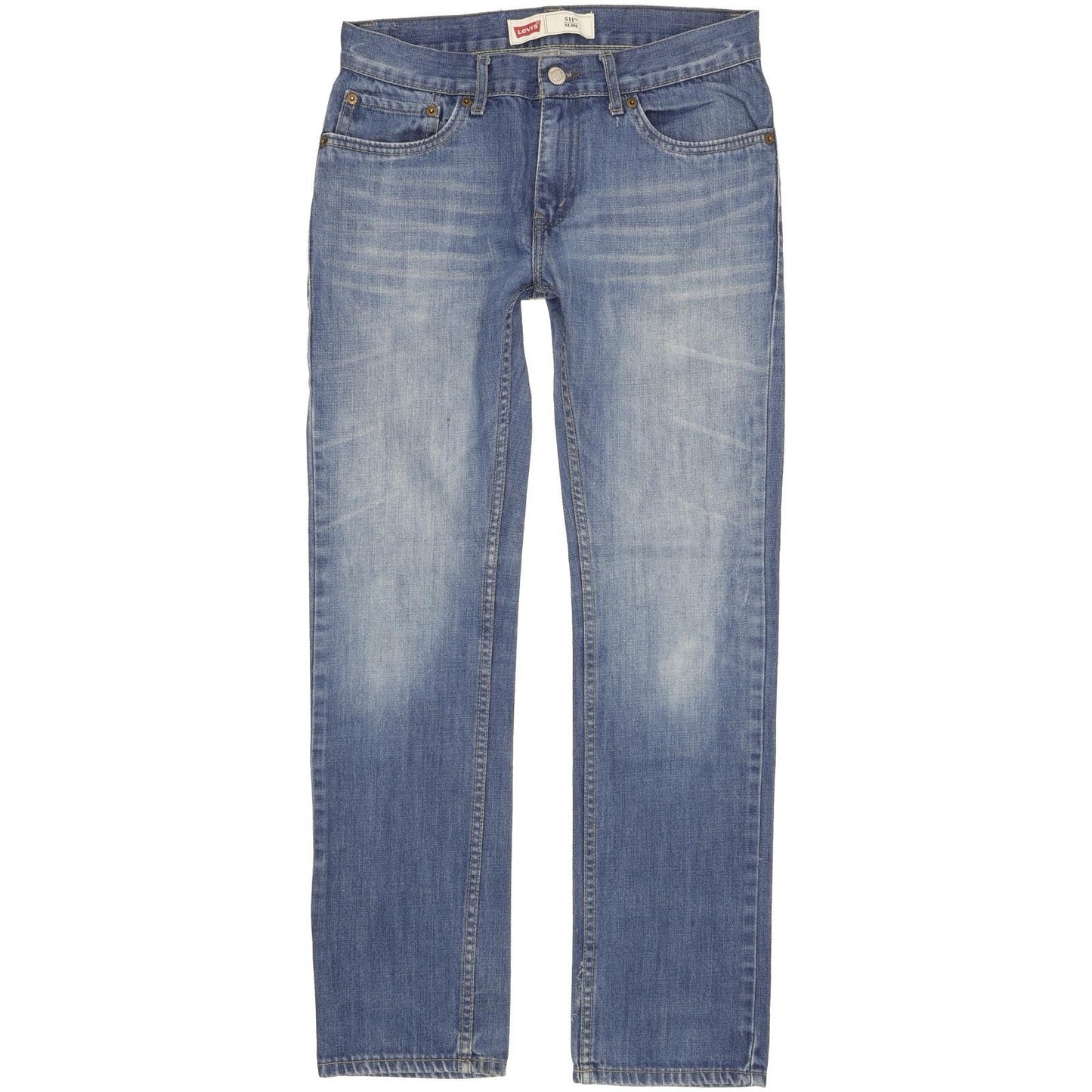 Levi's 511 Men Blue Straight Slim Jeans W28 L28