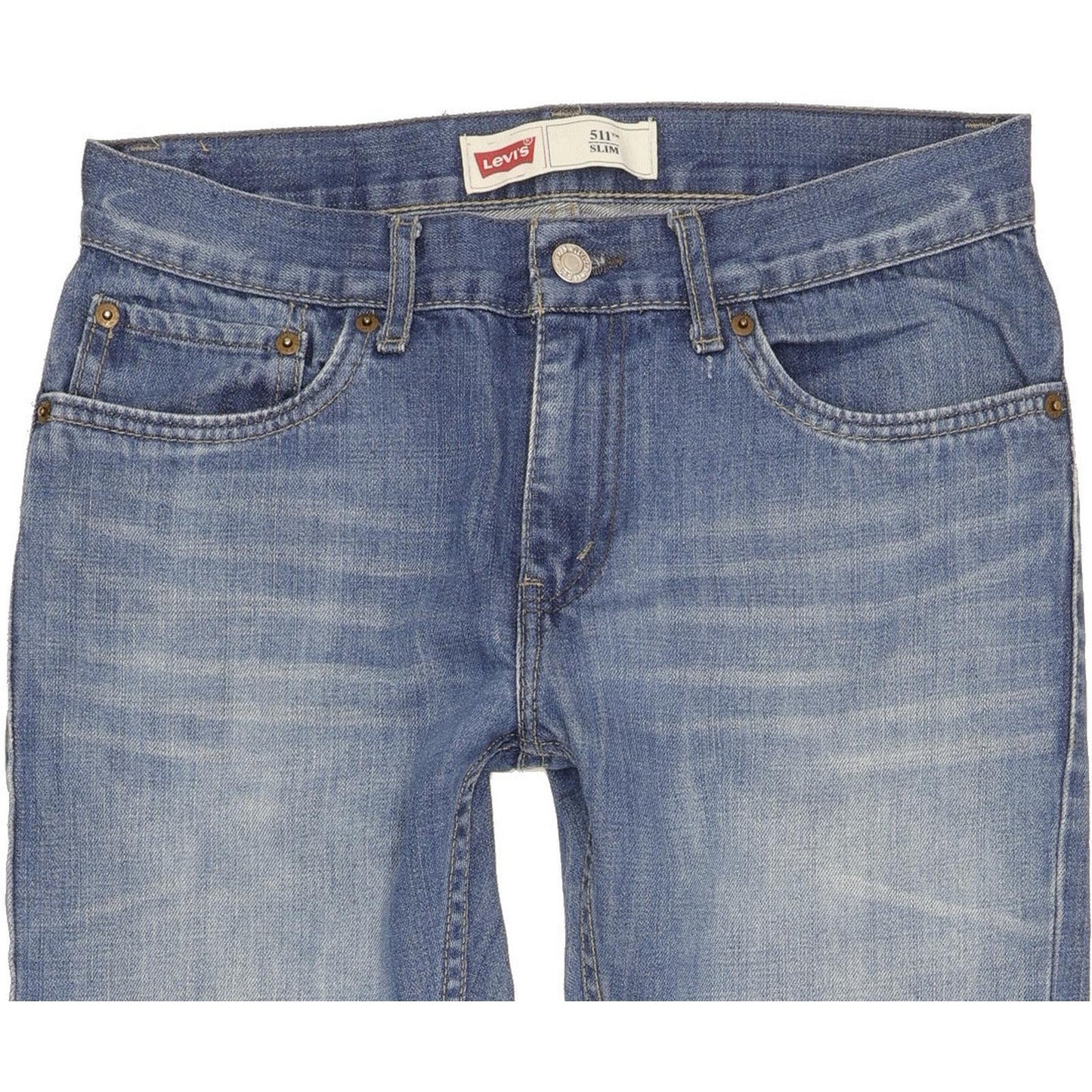 Levi's 511 Men Blue Straight Slim Jeans W28 L28