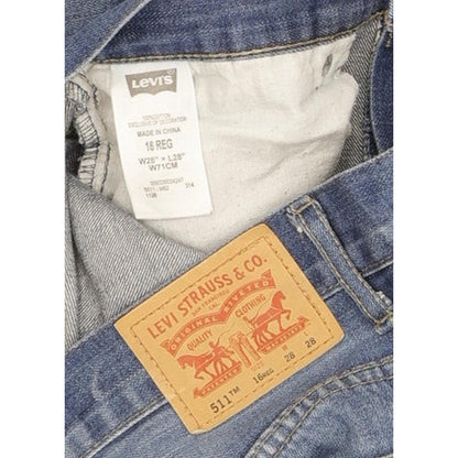 Levi's 511 Men Blue Straight Slim Jeans W28 L28