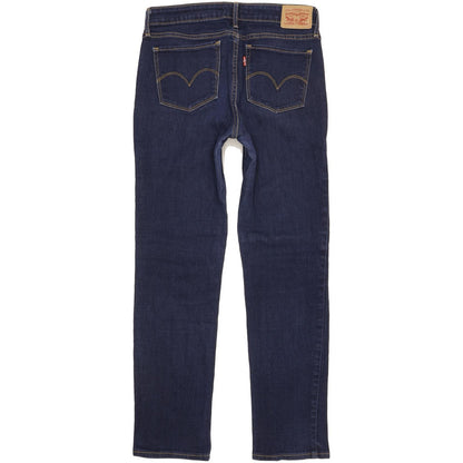 Levi's 712 Women Navy Straight Slim Stretch Jeans W28 L29