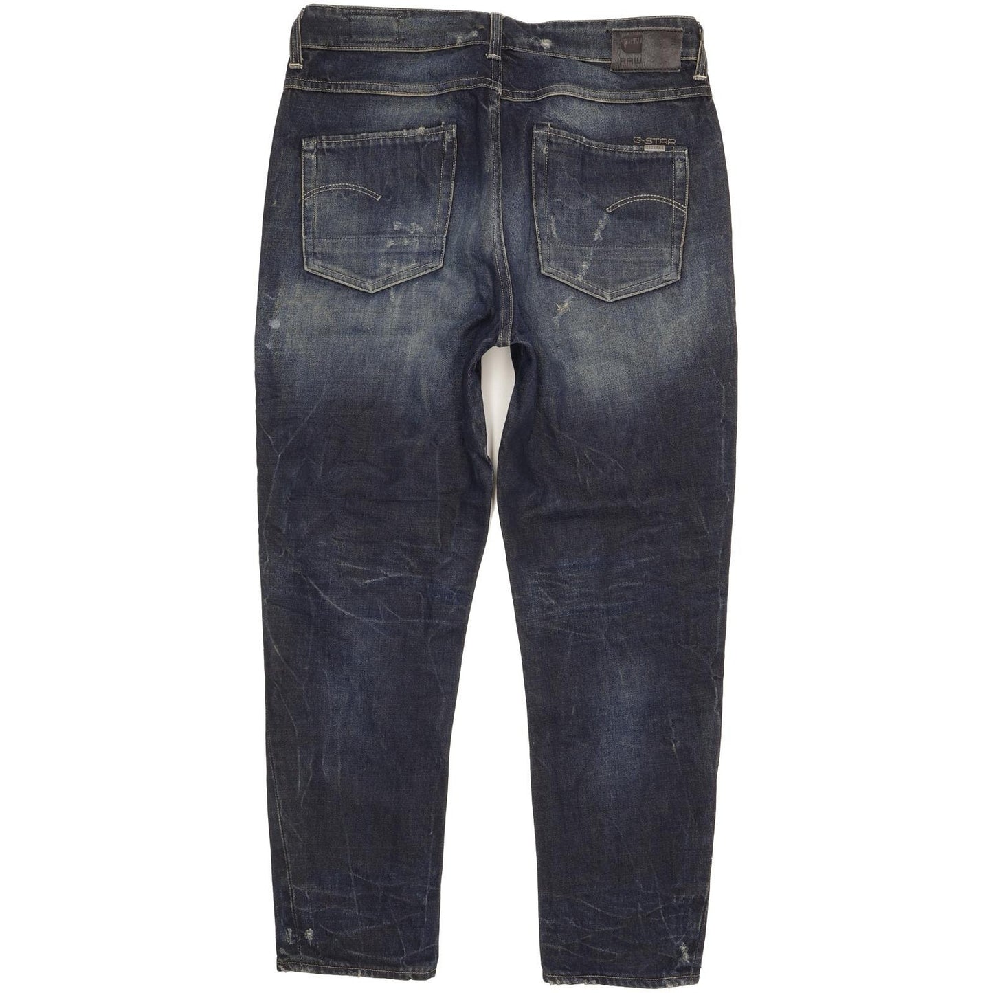 G-Star Women Navy Tapered Relaxed Jeans W29 L30