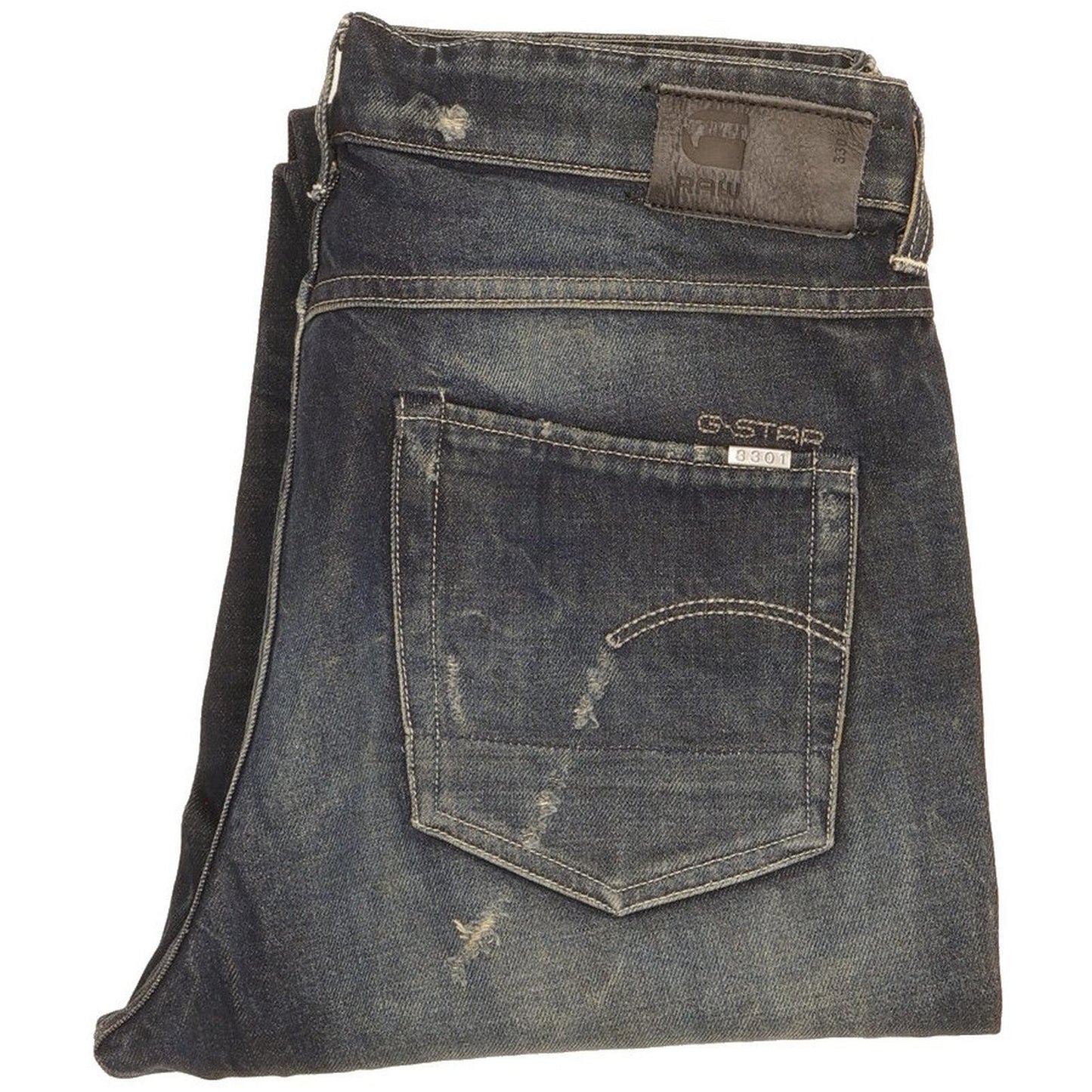 G-Star Women Navy Tapered Relaxed Jeans W29 L30
