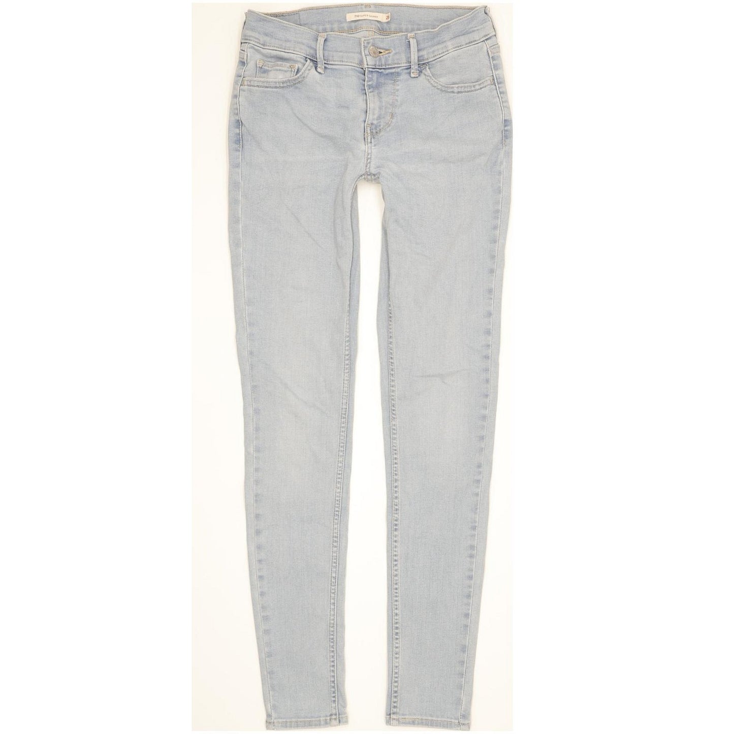 Levi's 710 Super Women Blue Skinny Slim Stretch Jeans W26 L30