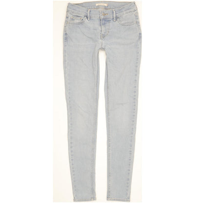 Levi's 710 Super Women Blue Skinny Slim Stretch Jeans W26 L30