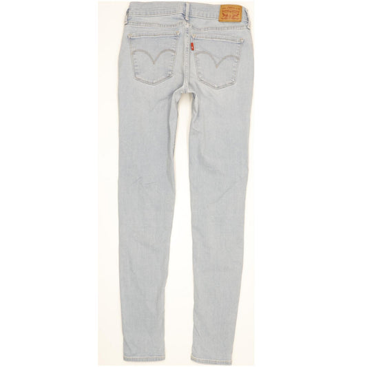 Levi's 710 Super Women Blue Skinny Slim Stretch Jeans W26 L30