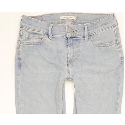 Levi's 710 Super Women Blue Skinny Slim Stretch Jeans W26 L30