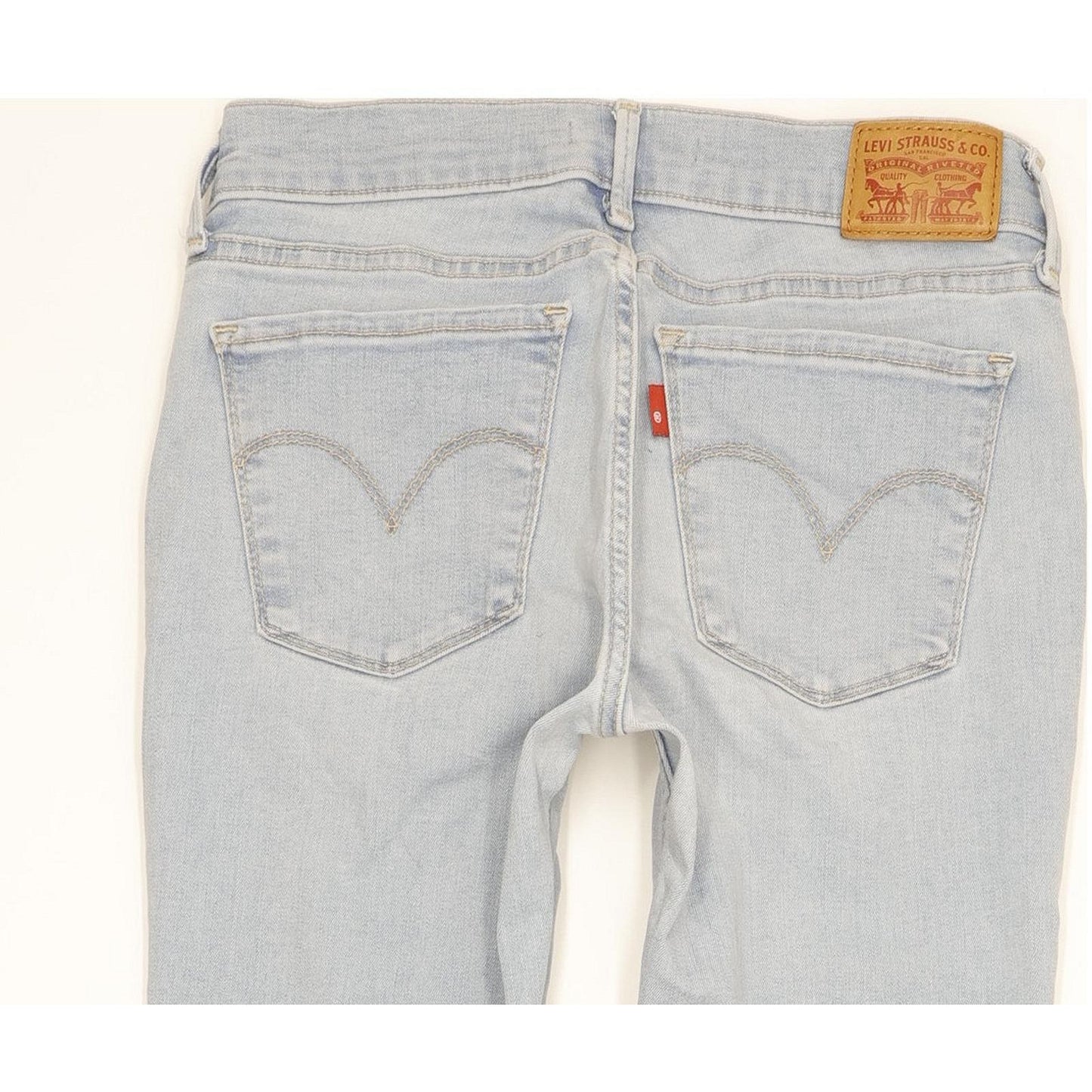 Levi's 710 Super Women Blue Skinny Slim Stretch Jeans W26 L30