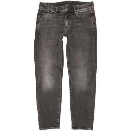 G-Star Kate Women Charcoal Tapered Loose Boyfriend Stretch Jeans W26 L30
