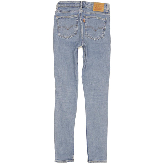 Levi's 721 Vintage Women Blue Skinny Slim Stretch Jeans W26 L32