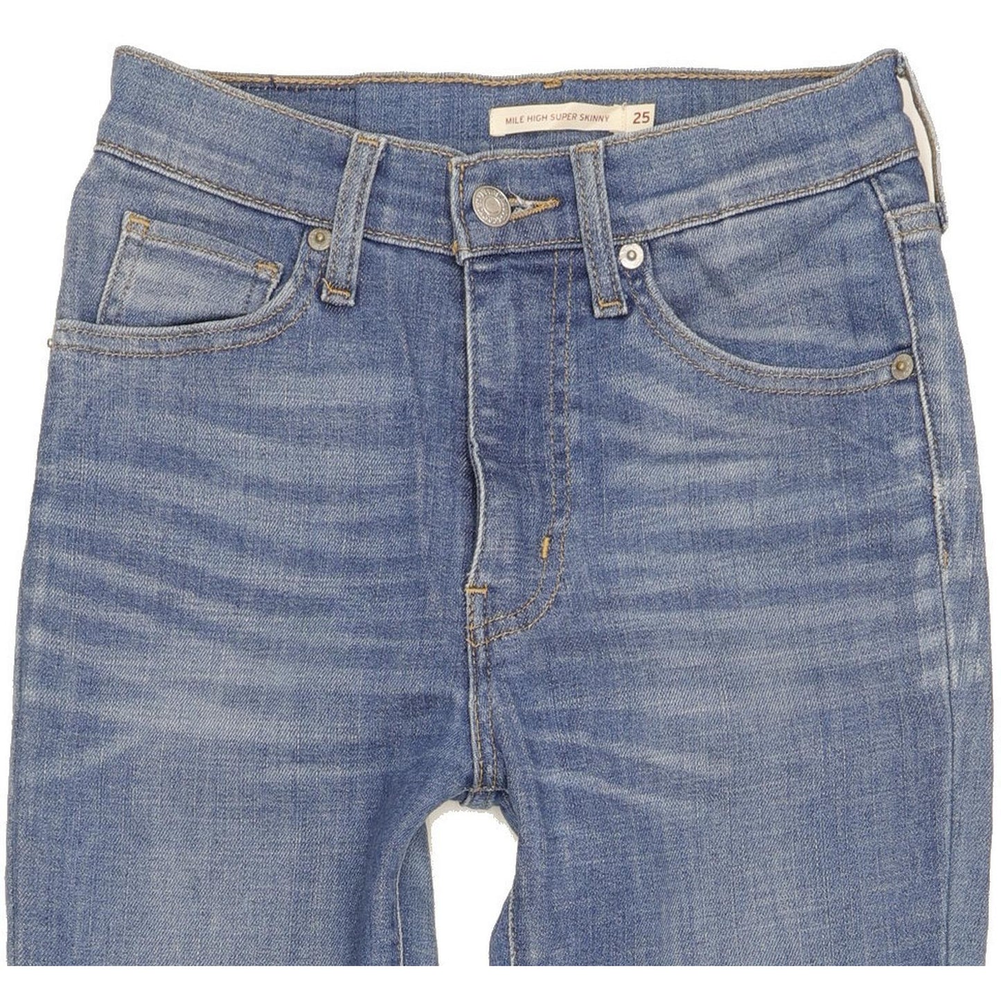 Levi's Mile Women Blue Skinny Slim Stretch Jeans W25 L28