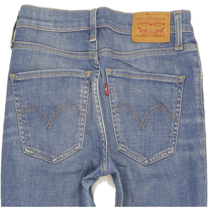Levi's Mile Women Blue Skinny Slim Stretch Jeans W25 L28