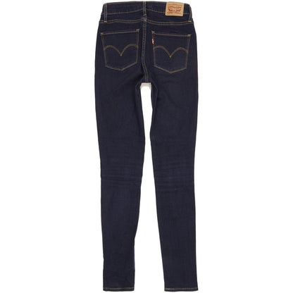 Levi's 721 Women Navy Skinny Slim Stretch Jeans W26 L32