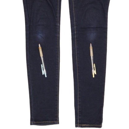 Levi's 721 Women Navy Skinny Slim Stretch Jeans W26 L32