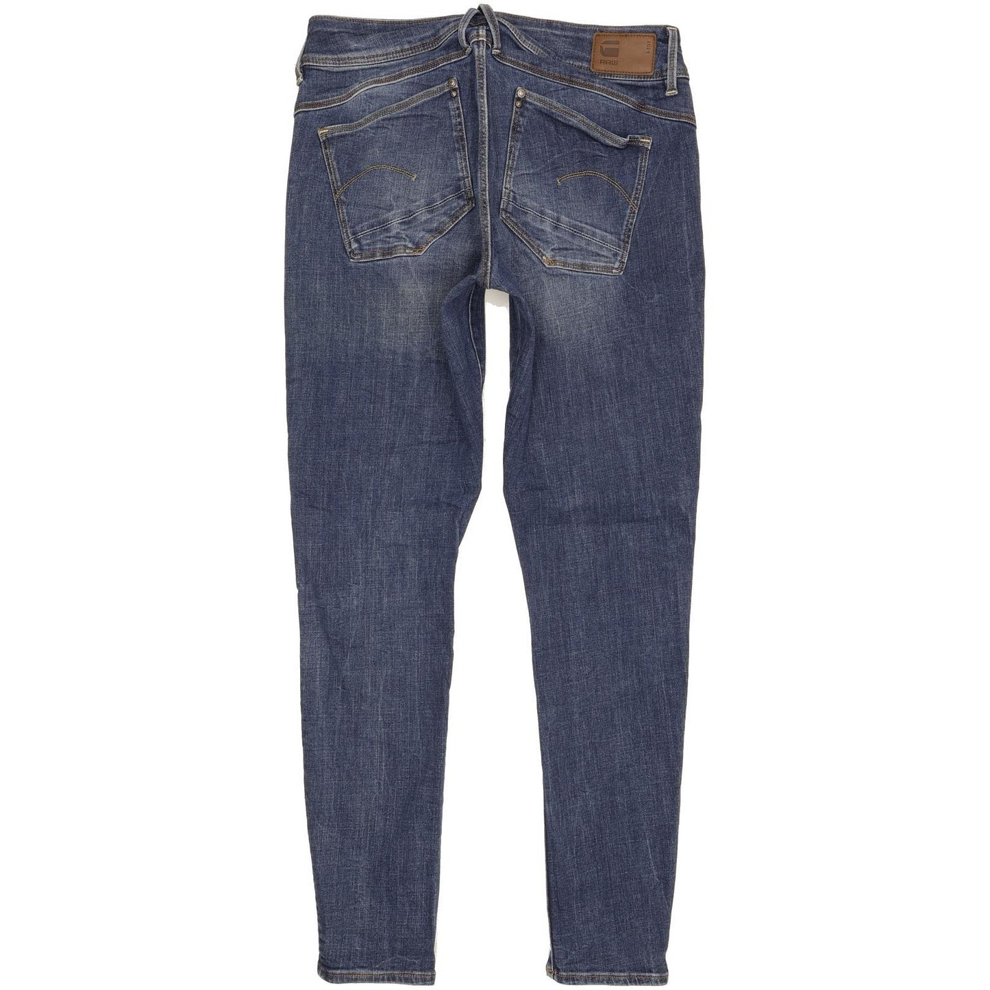 G-Star Lynn Mid Women Blue Skinny Slim Stretch Jeans W32 L29
