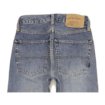 G-Star Shortcut Blue Straight Classic Jeans High Waisted W27 L30