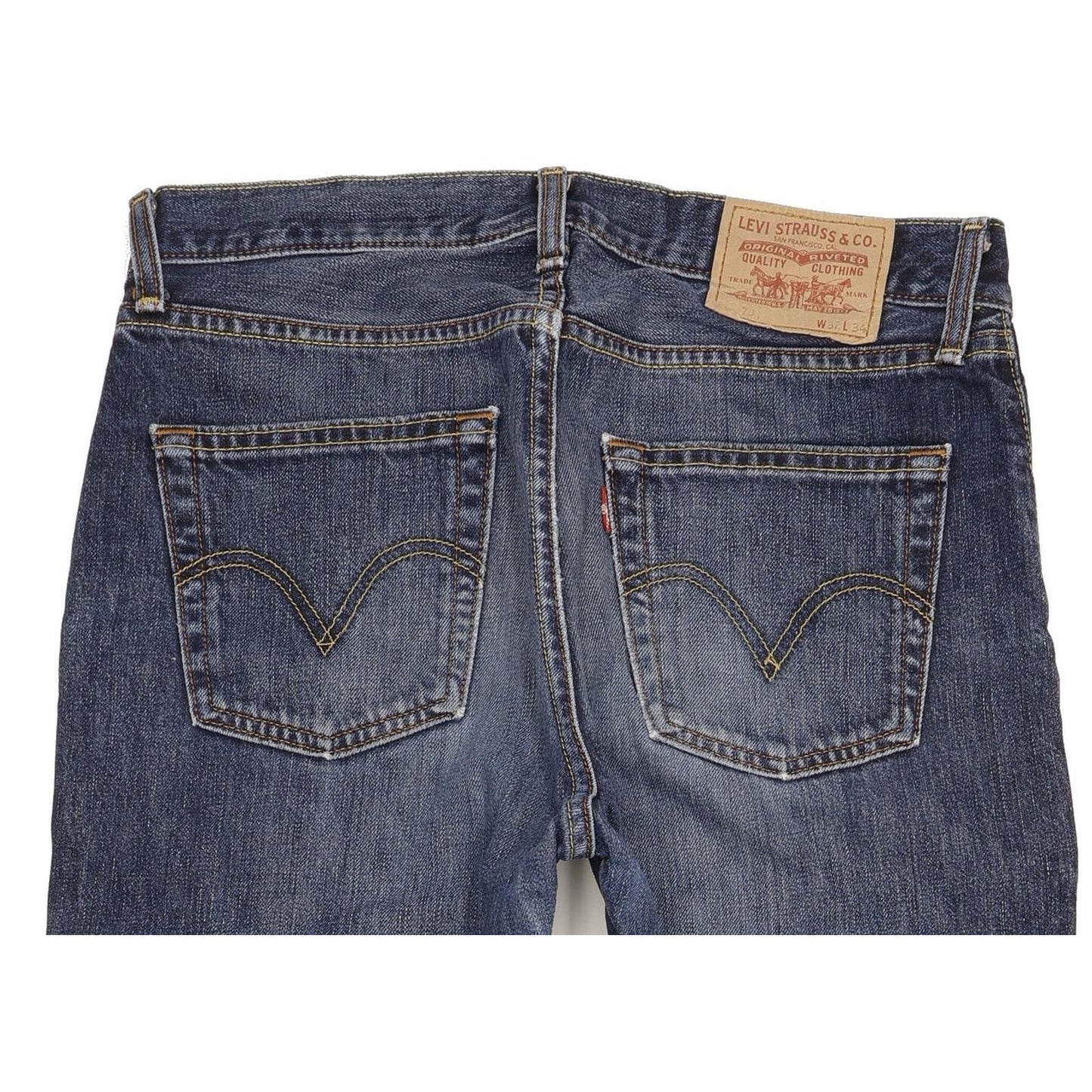 Levi's 751 Men Blue Straight Regular Jeans W32 L33