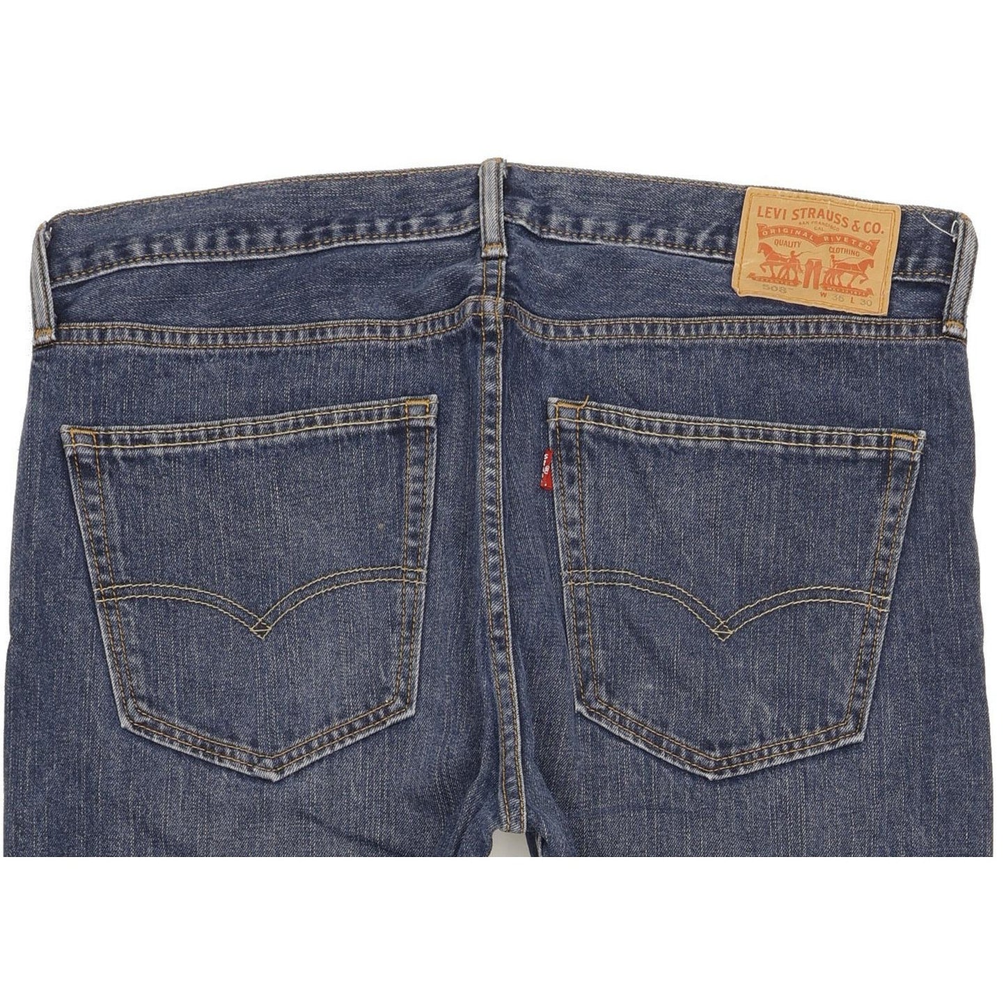Levi's 508 Men Blue Straight Slim Jeans W36 L29