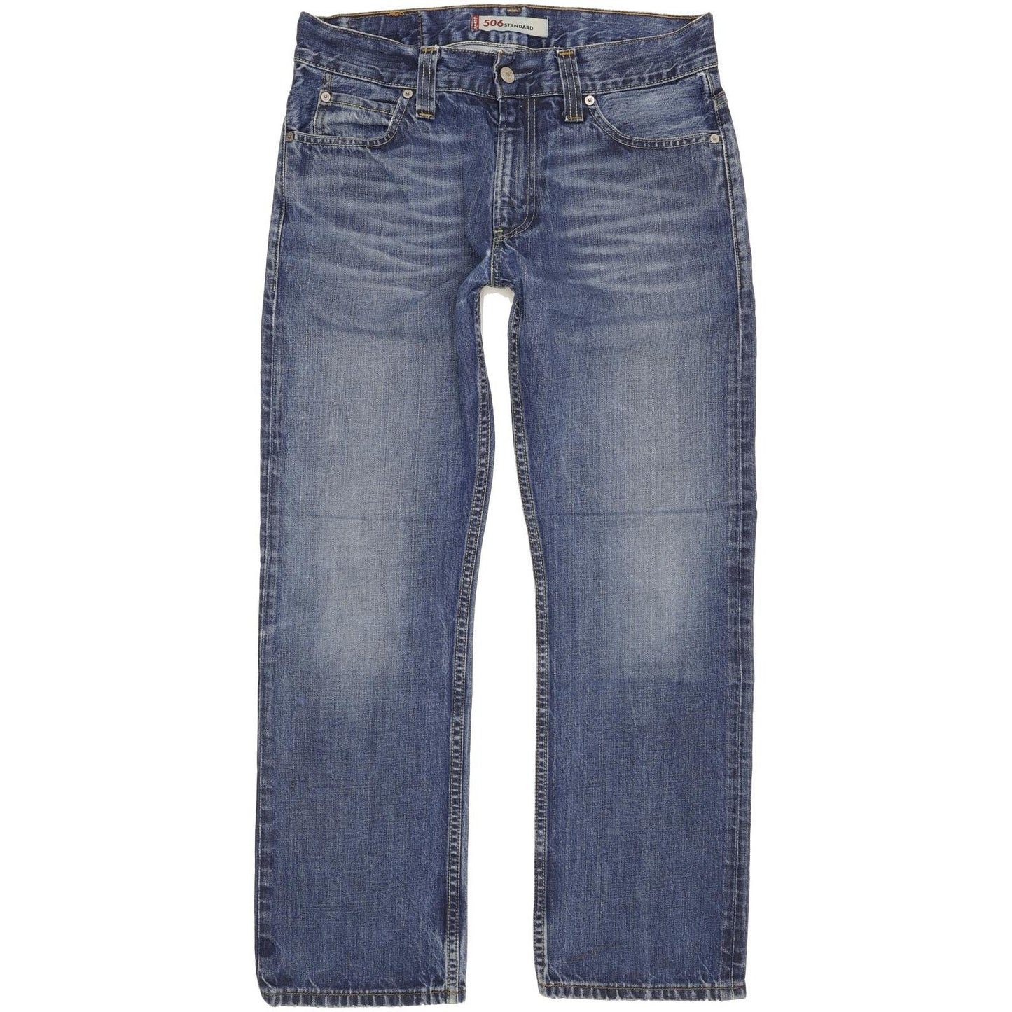 Levi's 506 Men Blue Straight Regular Jeans W33 L30