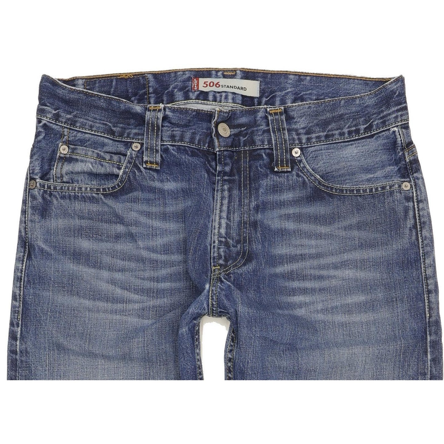 Levi's 506 Men Blue Straight Regular Jeans W33 L30