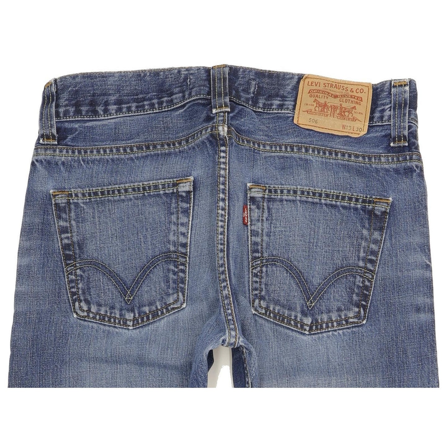 Levi's 506 Men Blue Straight Regular Jeans W33 L30