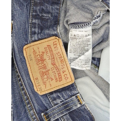 Levi's 506 Men Blue Straight Regular Jeans W33 L30