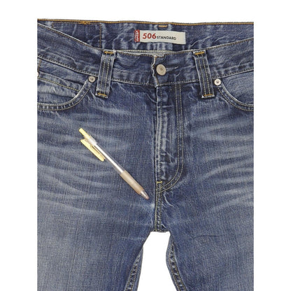 Levi's 506 Men Blue Straight Regular Jeans W33 L30