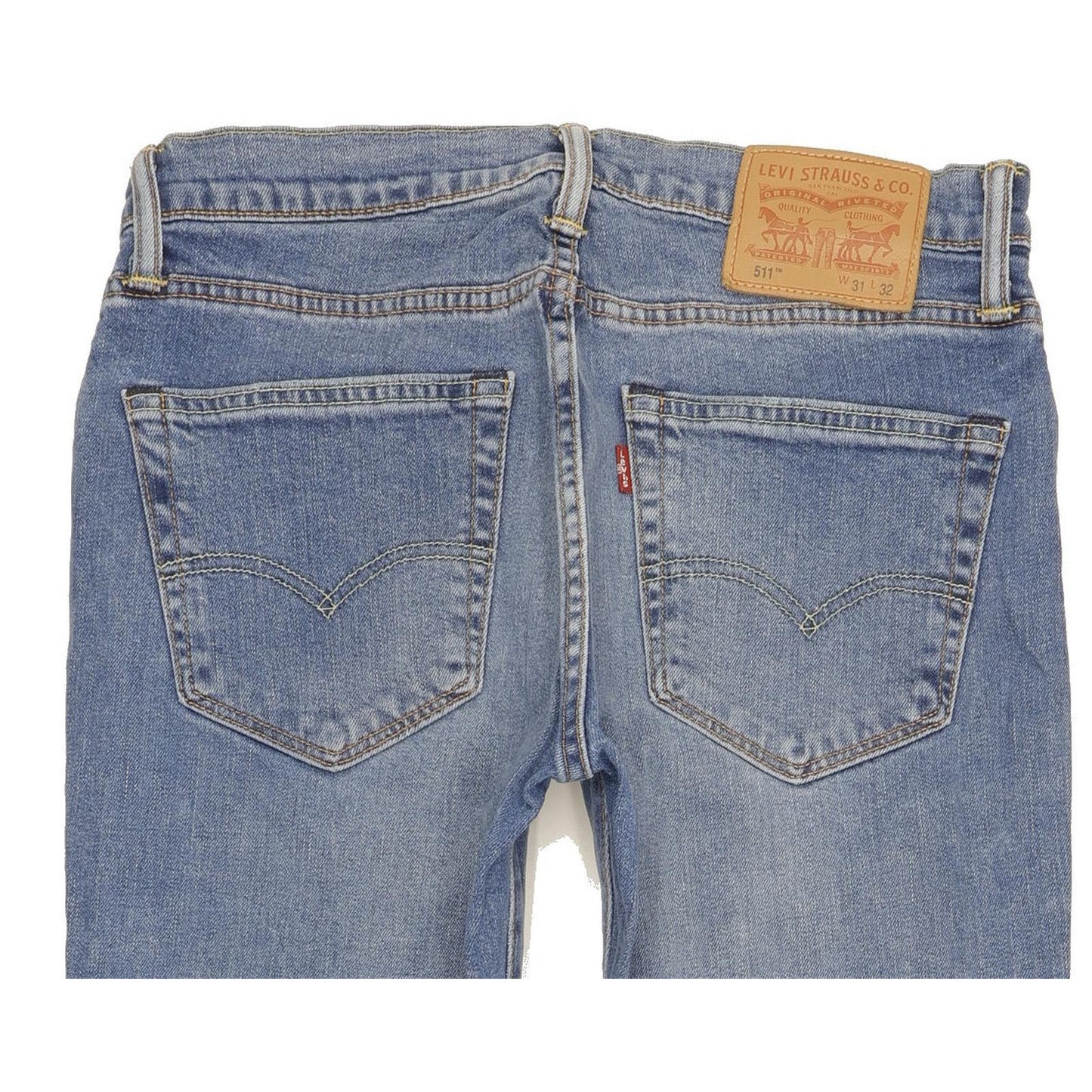 Levi's 511 Men Blue Straight Slim Stretch Jeans W31 L31