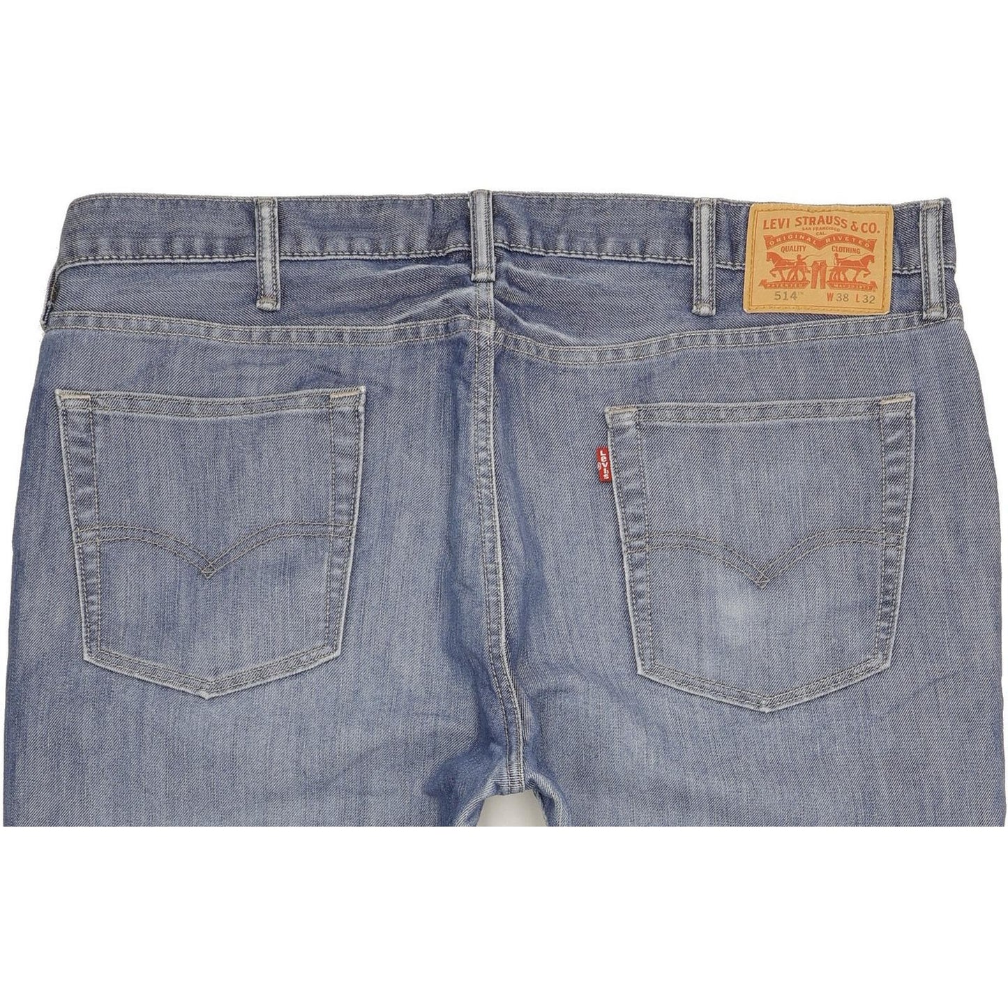 Levi's 514 Men Blue Straight Regular Jeans W38 L32