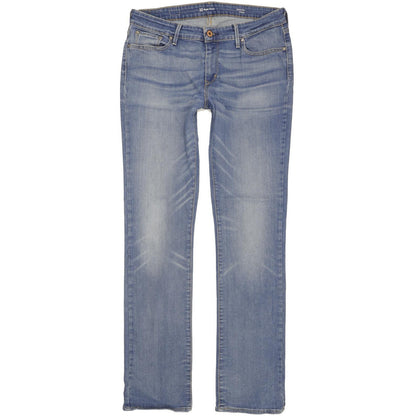 Levi's Slight Curve Women Blue Straight Classic Stretch Jeans W32 L34