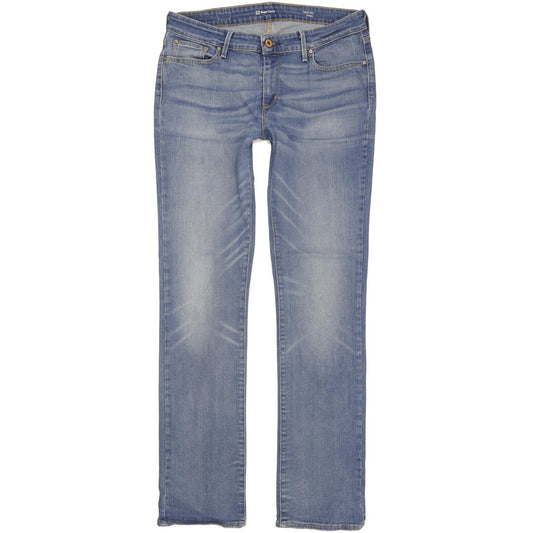 Levi's Slight Curve Women Blue Straight Classic Stretch Jeans W32 L34