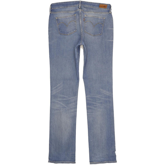 Levi's Slight Curve Women Blue Straight Classic Stretch Jeans W32 L34