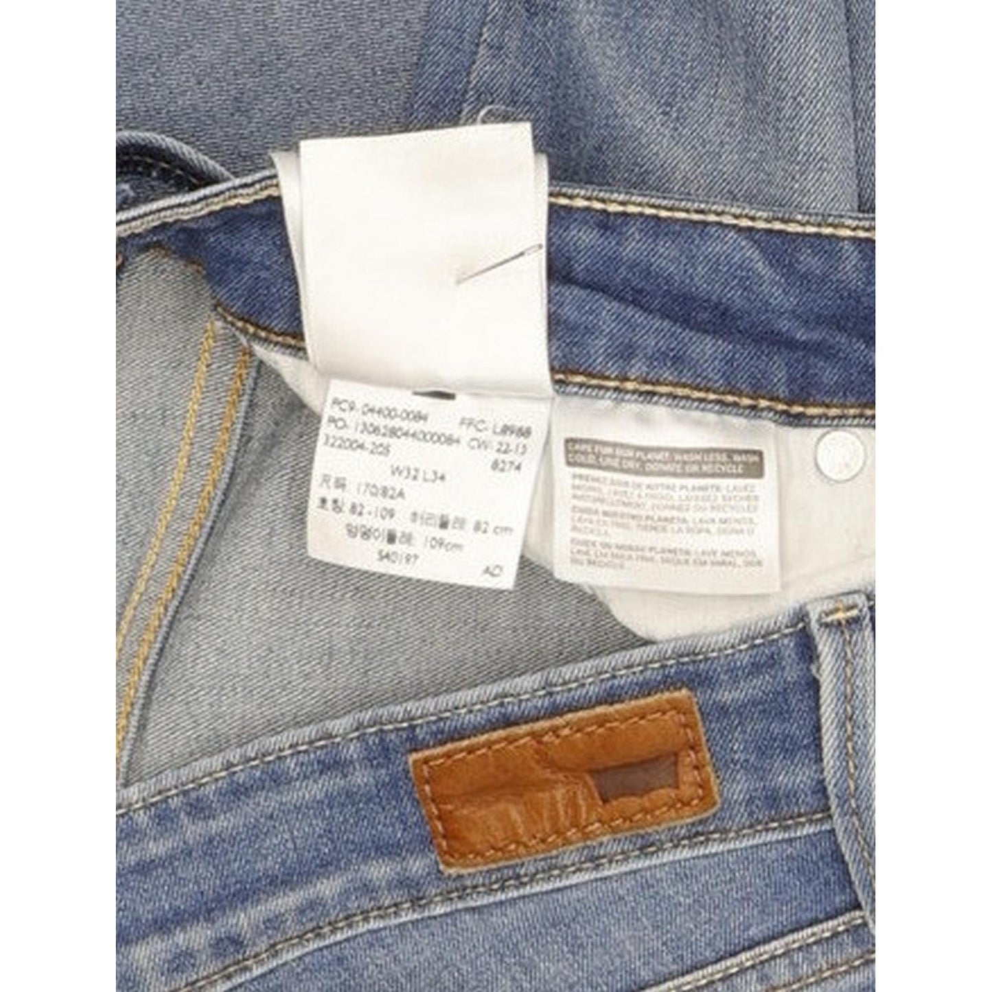 Levi's Slight Curve Women Blue Straight Classic Stretch Jeans W32 L34
