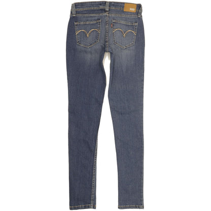 Levi's Demi Curve Women Blue Skinny Slim Stretch Jeans W26 L32