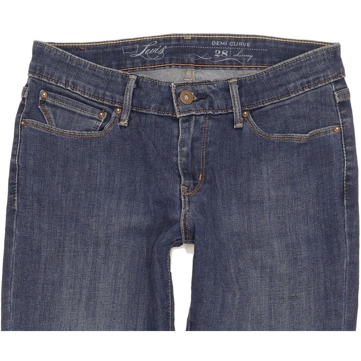 Levi's Demi Curve Women Blue Skinny Slim Stretch Jeans W28 L29