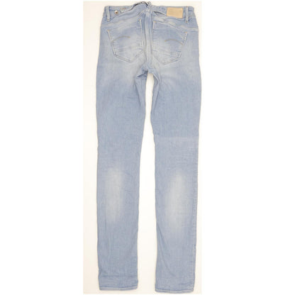 G-Star Midge Women Blue Straight Slim Stretch Jeans W28 L36