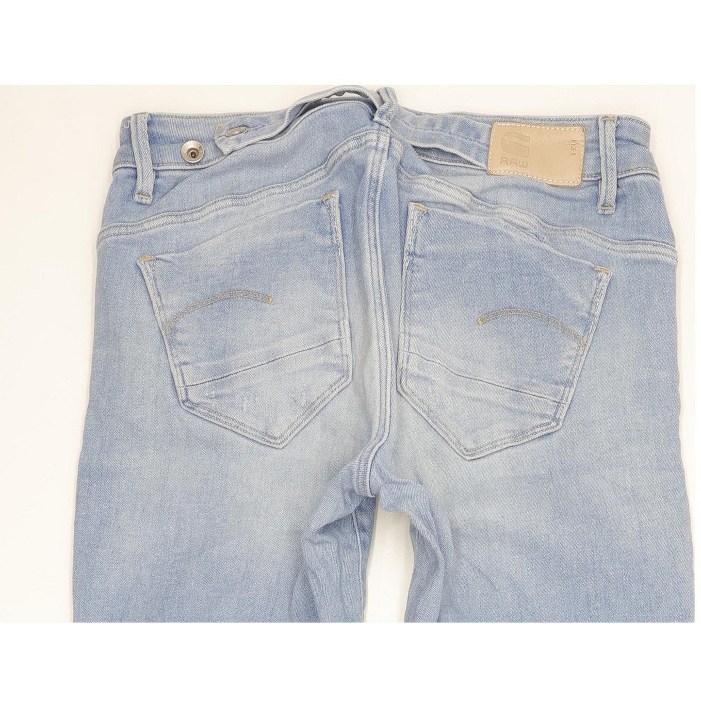 G-Star Midge Women Blue Straight Slim Stretch Jeans W28 L36