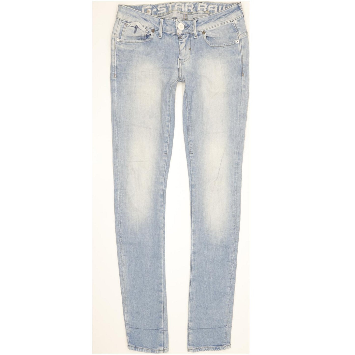G-Star Corvet Women Blue Straight Slim Stretch Jeans W27 L32