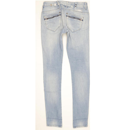G-Star Corvet Women Blue Straight Slim Stretch Jeans W27 L32