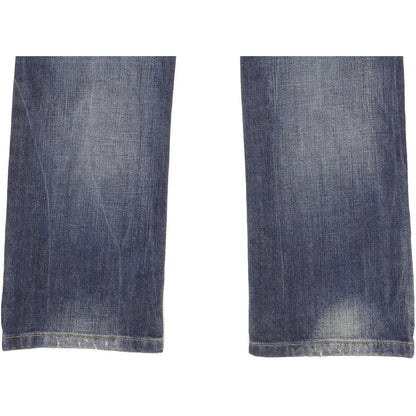 G-Star Women Blue Straight Slim Stretch Jeans W28 L36