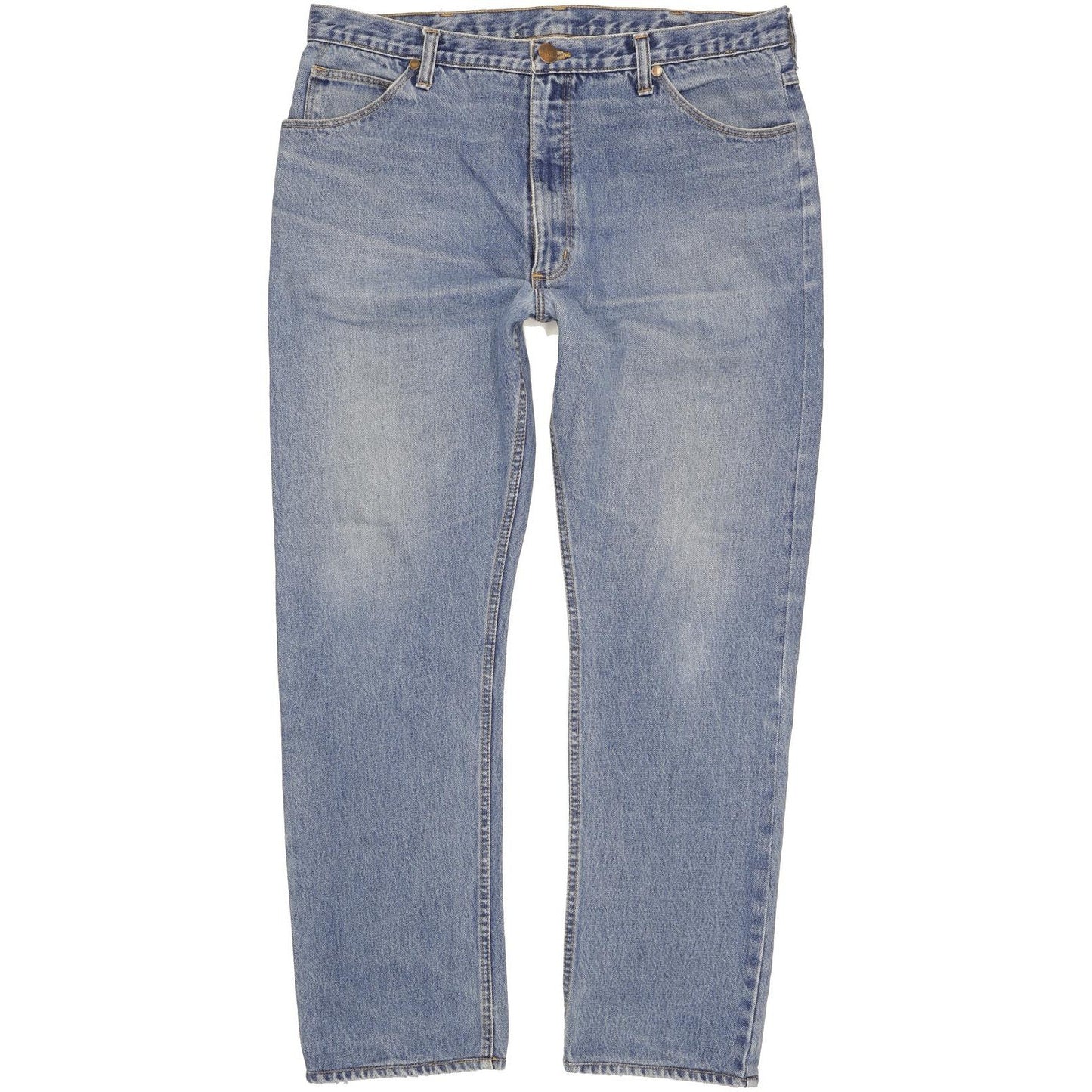 Wrangler Men Blue Straight Regular Jeans W38 L31