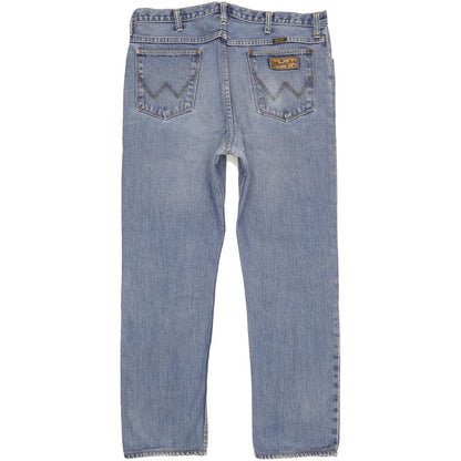 Wrangler Men Blue Straight Regular Jeans W38 L31