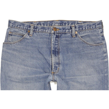 Wrangler Men Blue Straight Regular Jeans W38 L31
