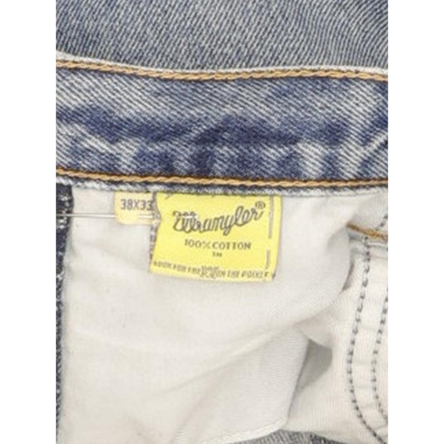 Wrangler Men Blue Straight Regular Jeans W38 L31