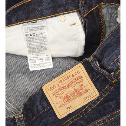 Levi's 751 Men Navy Straight Regular Jeans W32 L31