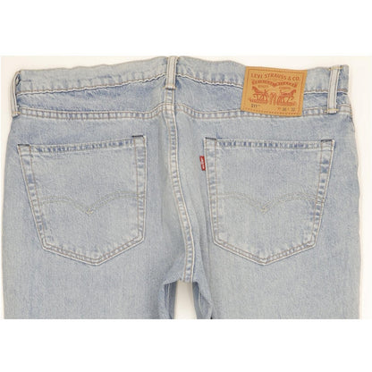 Levi's 511 Men Blue Straight Regular Stretch Jeans W36 L32