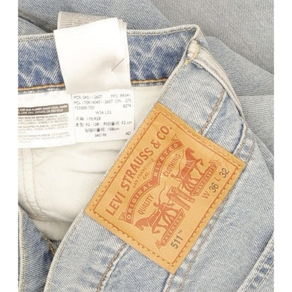 Levi's 511 Men Blue Straight Regular Stretch Jeans W36 L32