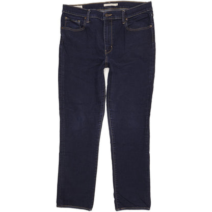 Levi's 724 Men Blue Straight Slim Stretch Jeans W33 L28